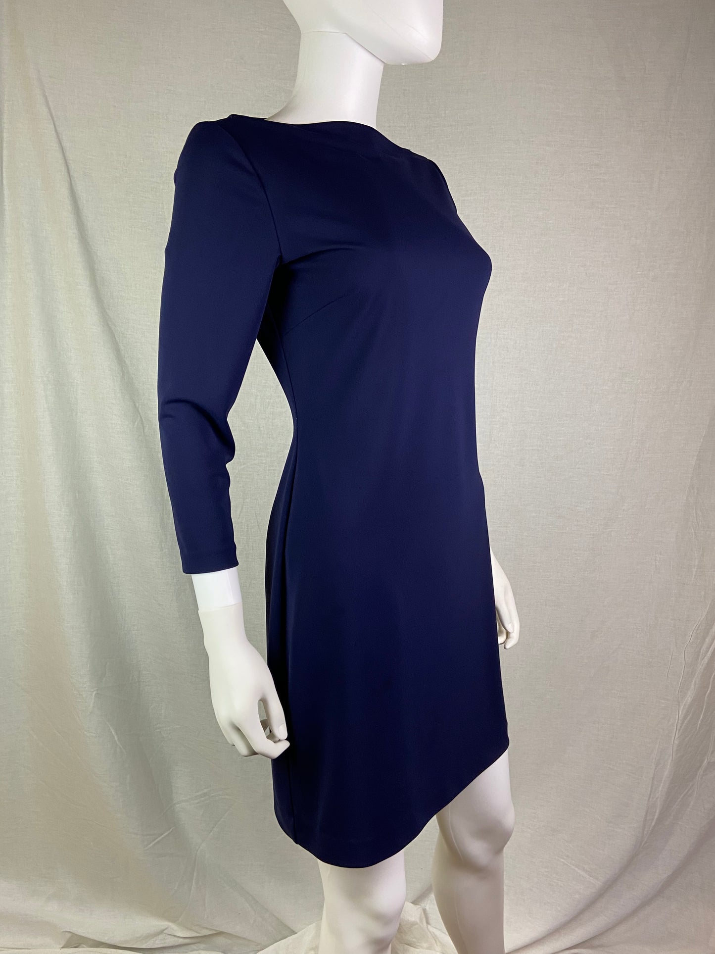 Nicole Miller Navy Blue Shift Mini Dress