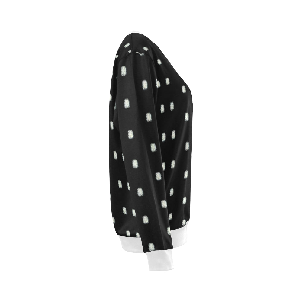 VIP Polka Stripe Crewneck Sweatshirt e-joyer