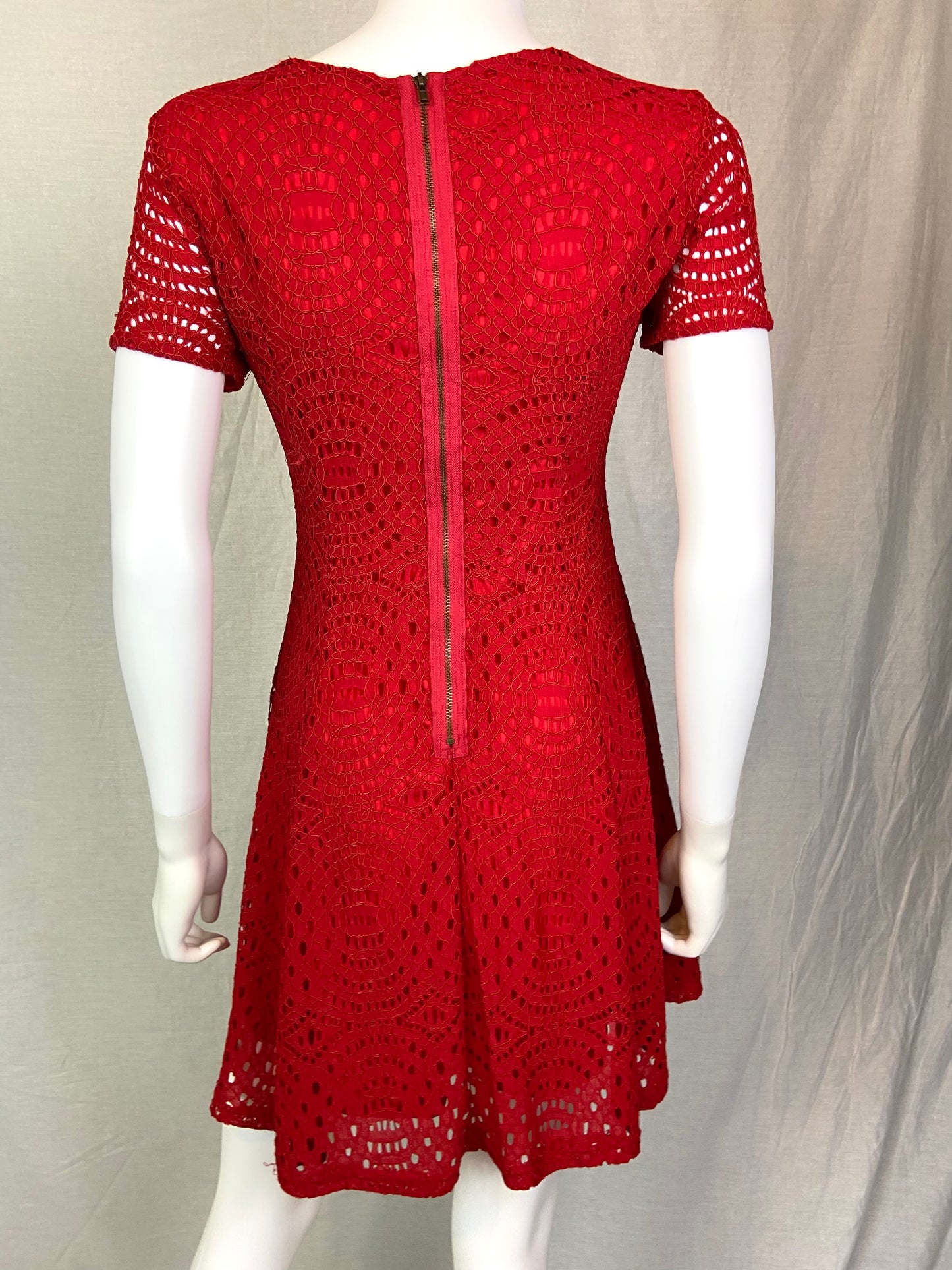 Francescas’s Red Lace Dress XS