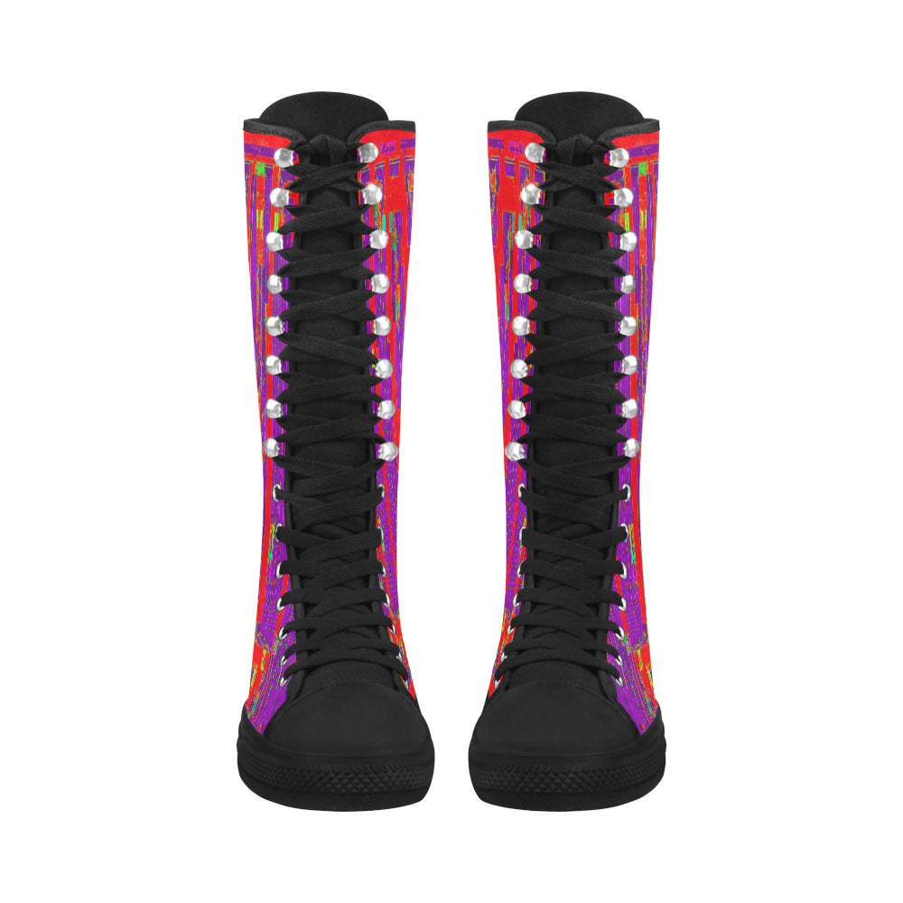 81 IMG_1470.JPG 8 Canvas Long Boots For Women Model 7013H e-joyer