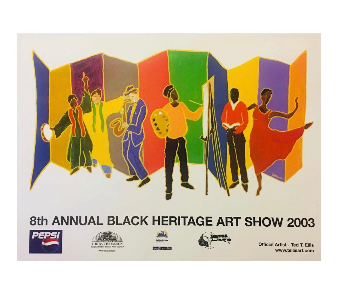 Set of 6 Black Arts Festival Poster Prints