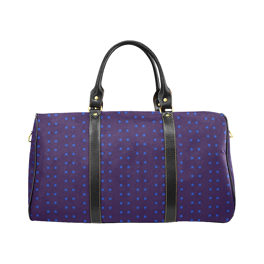 Polka Stripe Carryall Duffle Bag e-joyer
