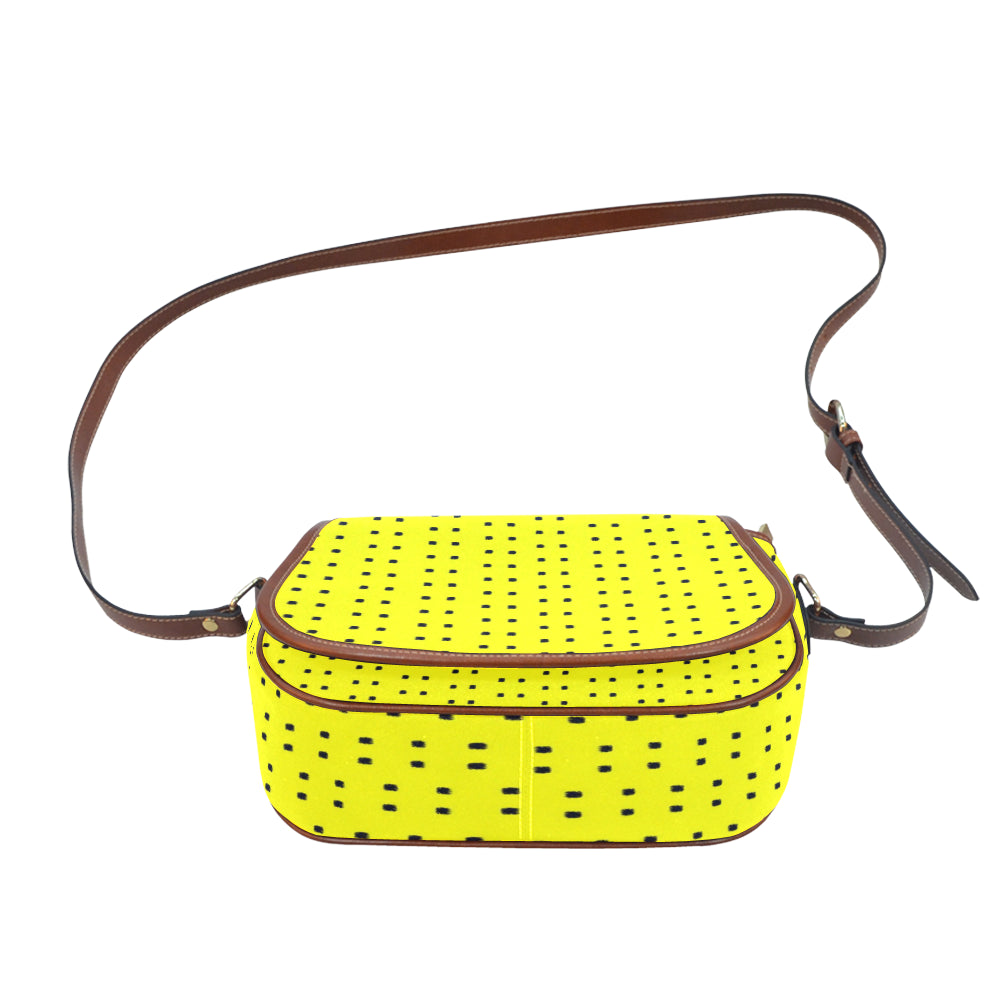 Polka Stripe Saddle Bag e-joyer