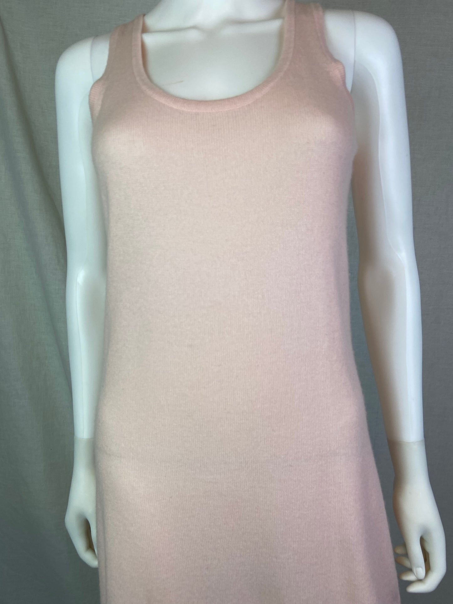 Tahari Light Pink Cashmere Sweater Tank Dress NWT ABBY ESSIE STUDIOS