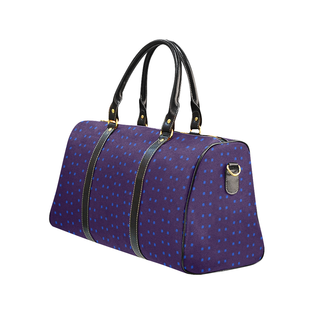 Polka Stripe Carryall Duffle Bag e-joyer