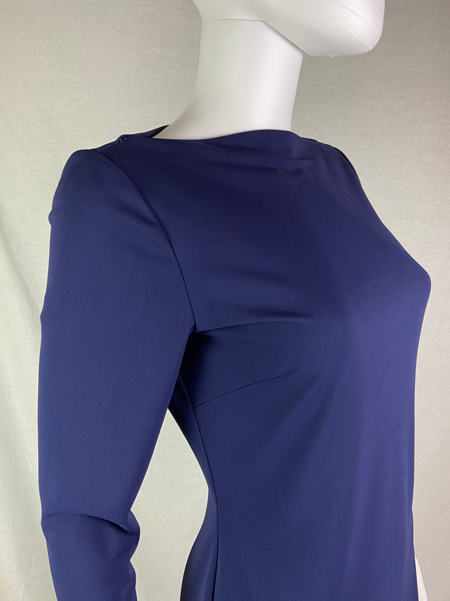 Nicole Miller Navy Blue Shift Mini Dress