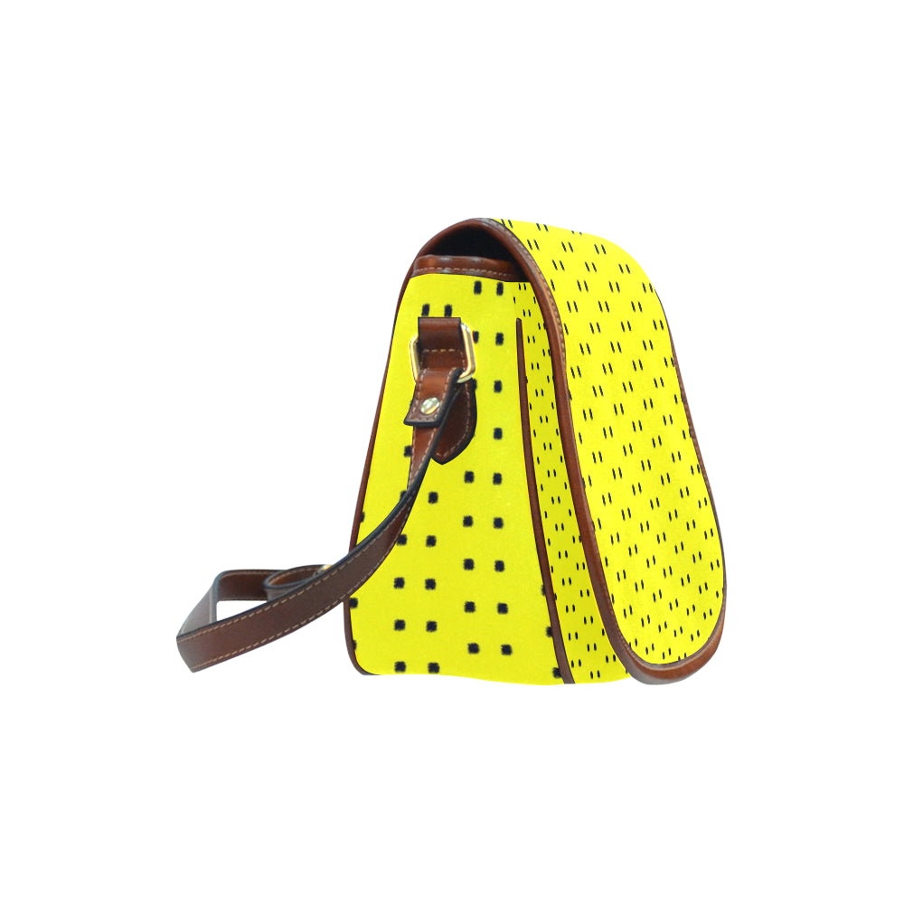 Polka Stripe Saddle Bag e-joyer