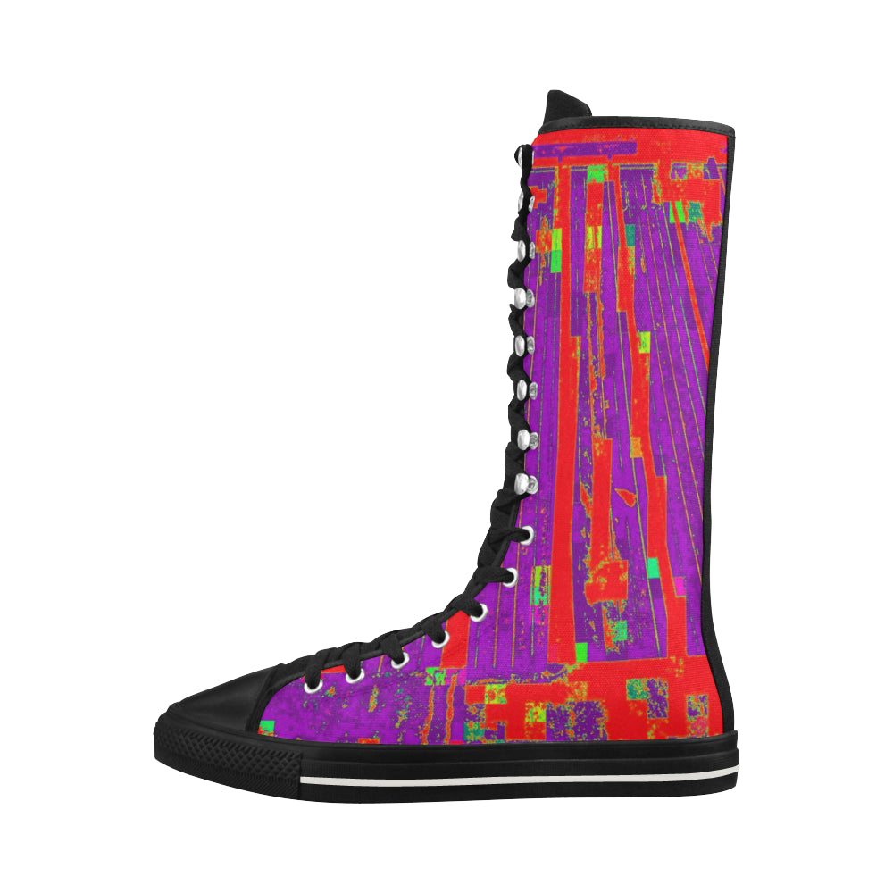 81 IMG_1470.JPG 8 Canvas Long Boots For Women Model 7013H e-joyer