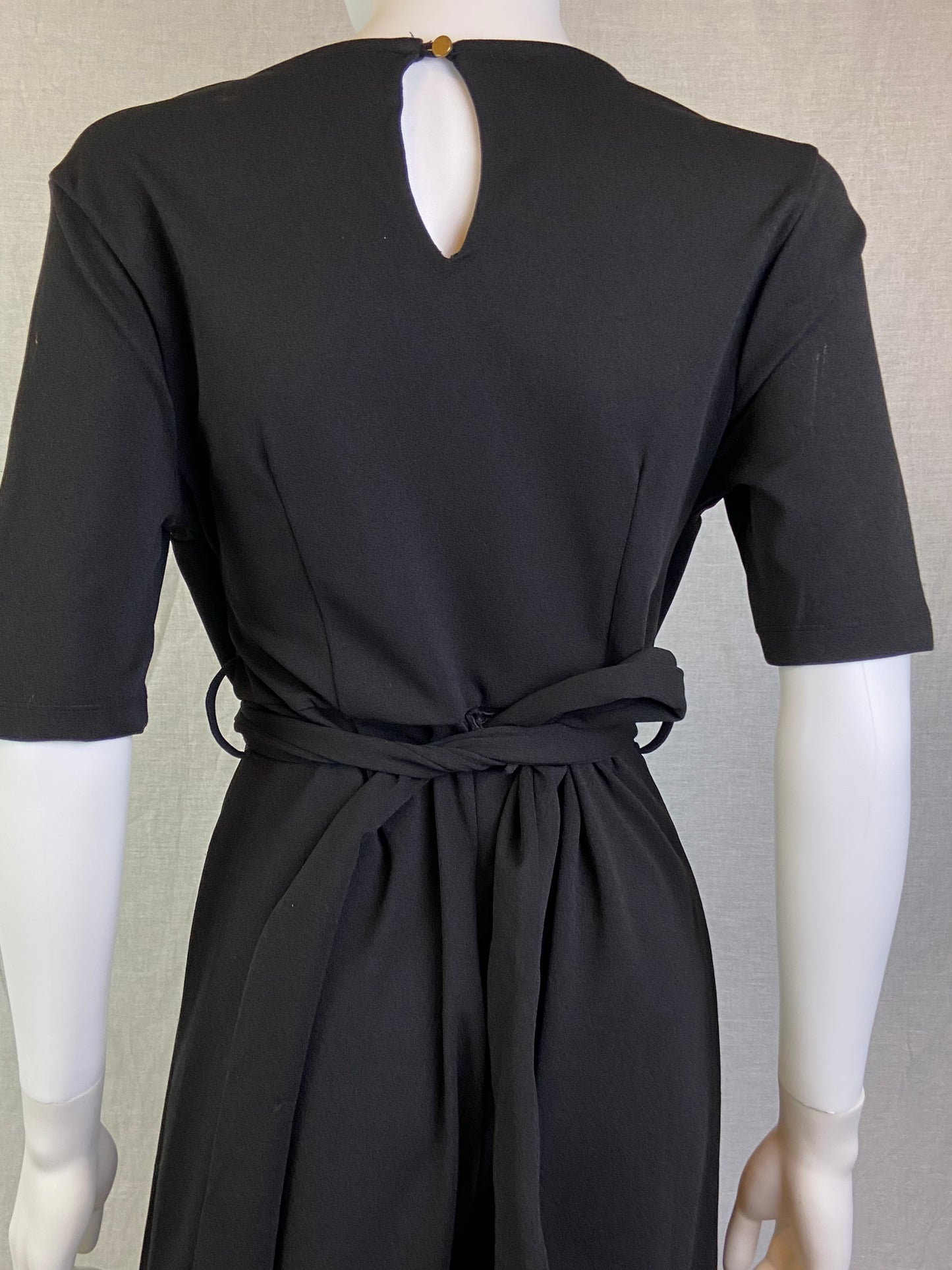 Iris Black Full Leg Pantsuit ABBY ESSIE STUDIOS