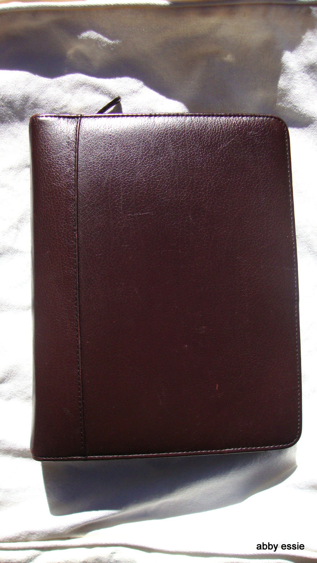 [SOLD] FRANKLIN COVEY PLANNER  BROWN LEATHER WITH ADDRESS DREAM MANAGEMENT PLANNER GUID