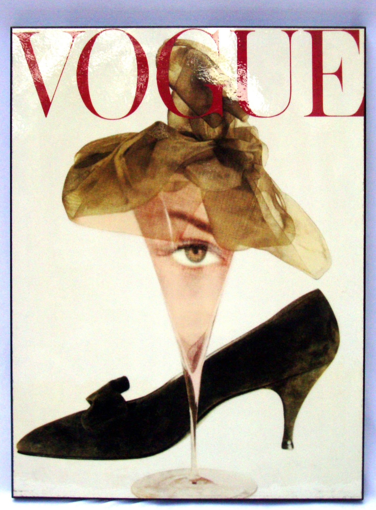 Vogue Retro Magazine Cover Martini Print