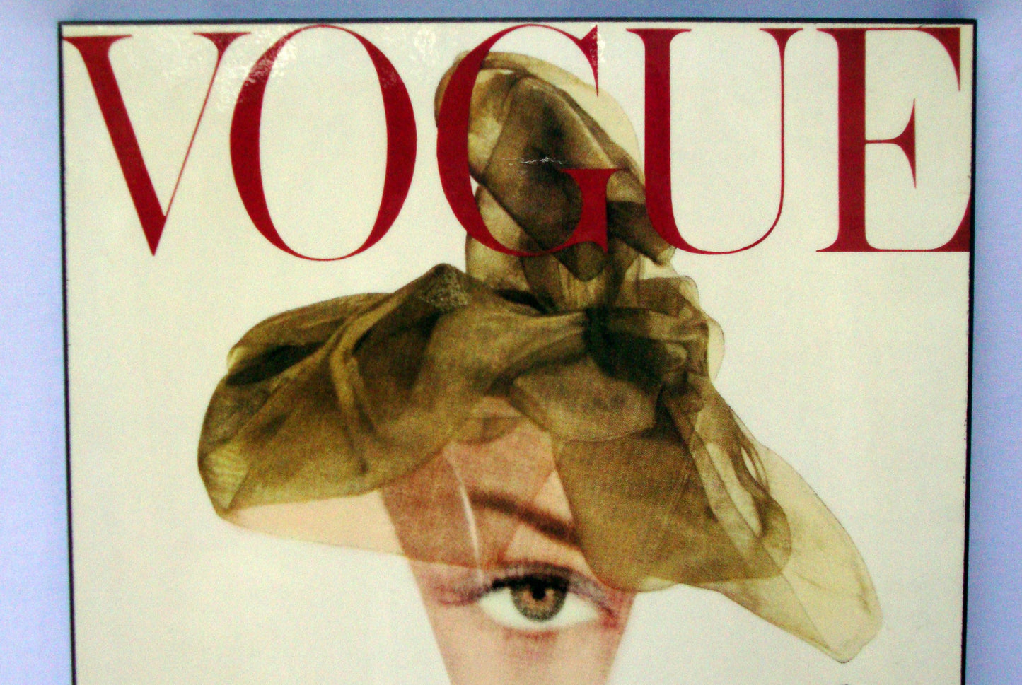 Vogue Retro Magazine Cover Martini Print