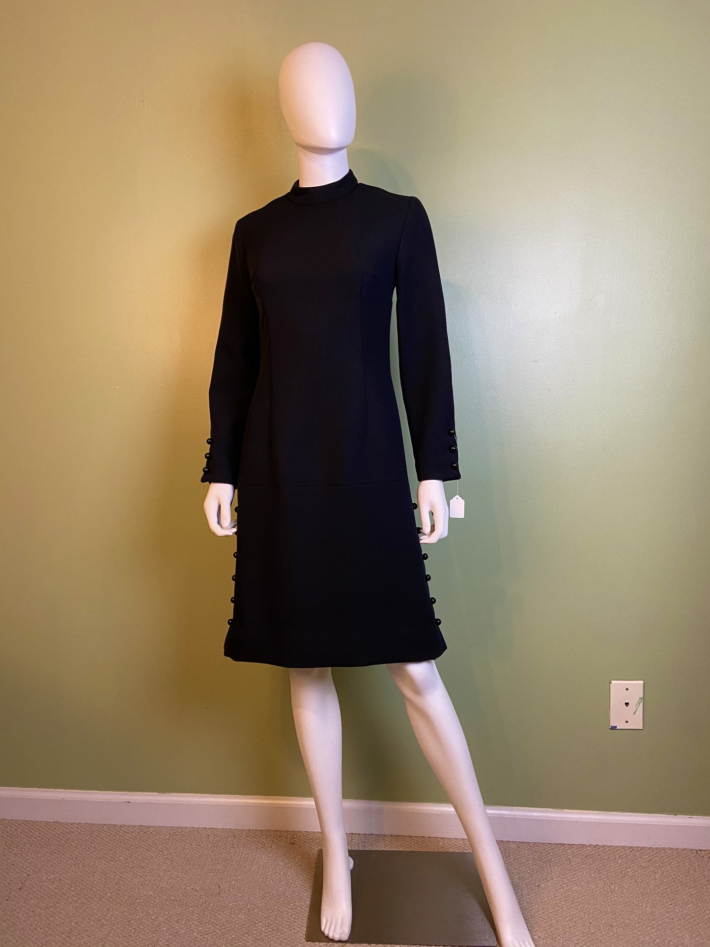 Vintage Neiman Marcus Black Mod Dress SUGA LANE