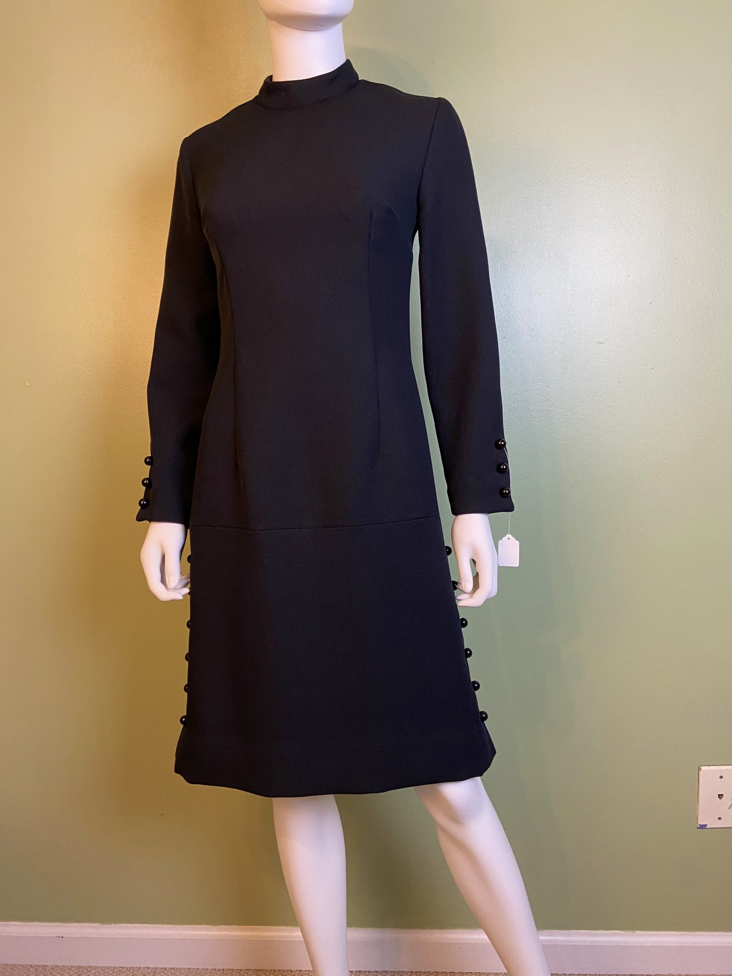 Vintage Neiman Marcus Black Mod Dress SUGA LANE