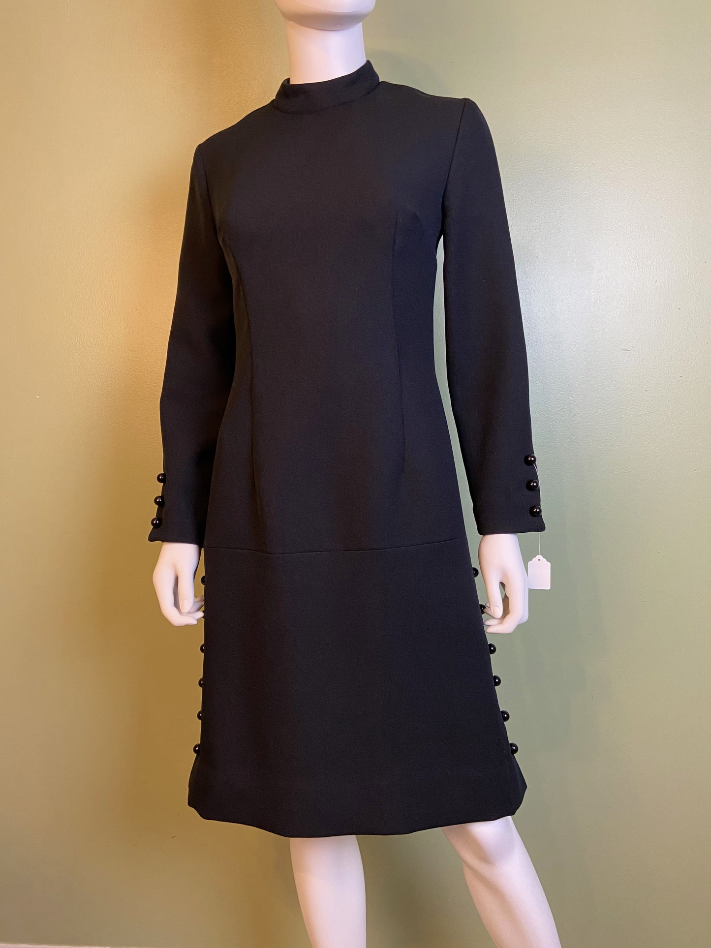 Vintage Neiman Marcus Black Mod Dress SUGA LANE