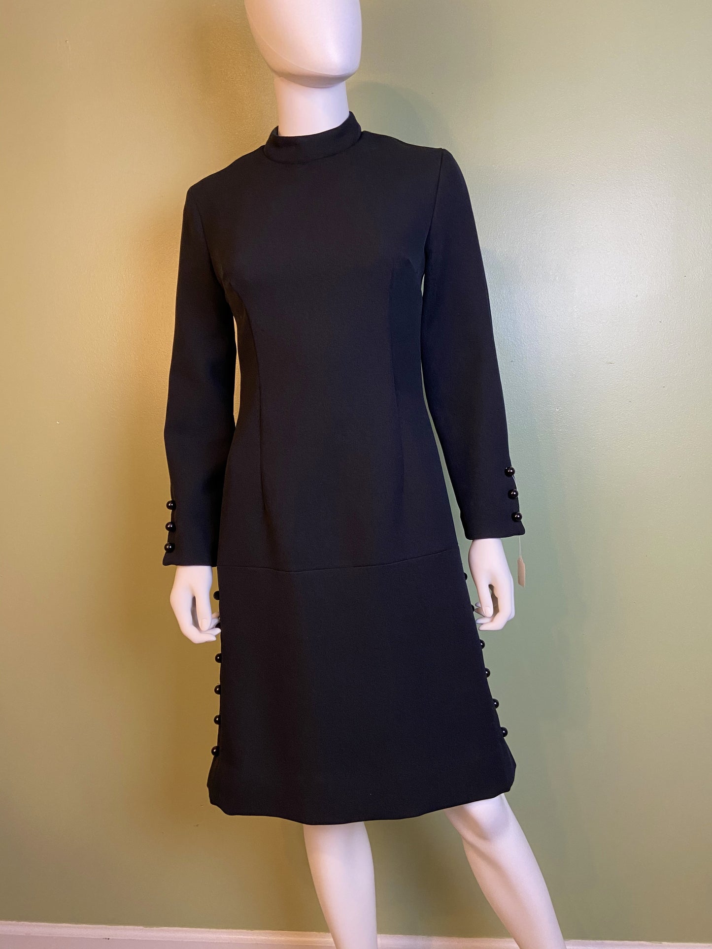 Vintage Neiman Marcus Black Mod Dress SUGA LANE