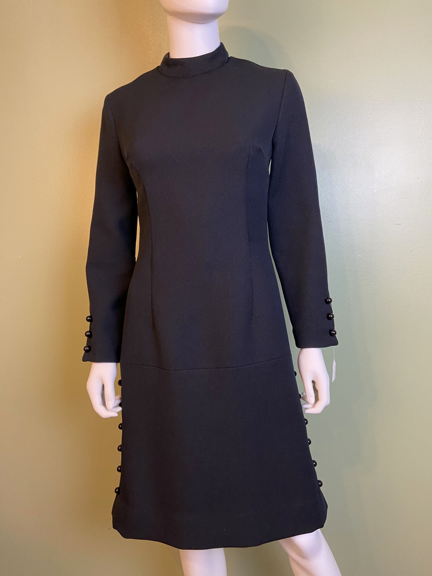 Vintage Neiman Marcus Black Mod Dress SUGA LANE