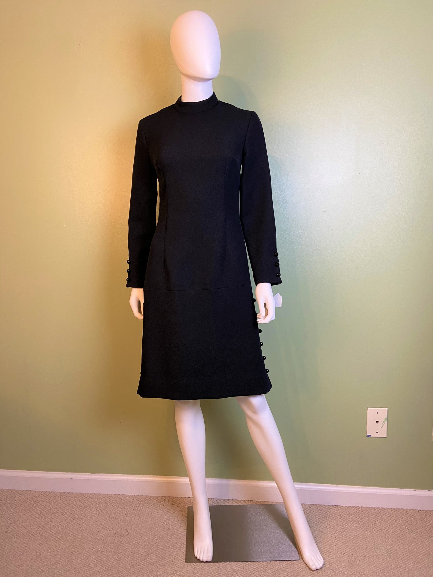 Vintage Neiman Marcus Black Mod Dress SUGA LANE