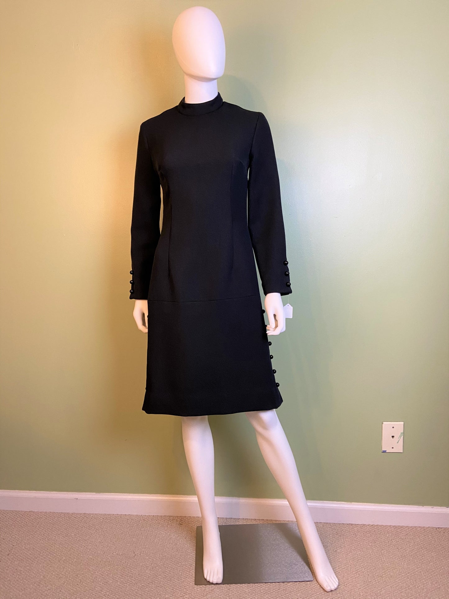 Vintage Neiman Marcus Black Mod Dress SUGA LANE