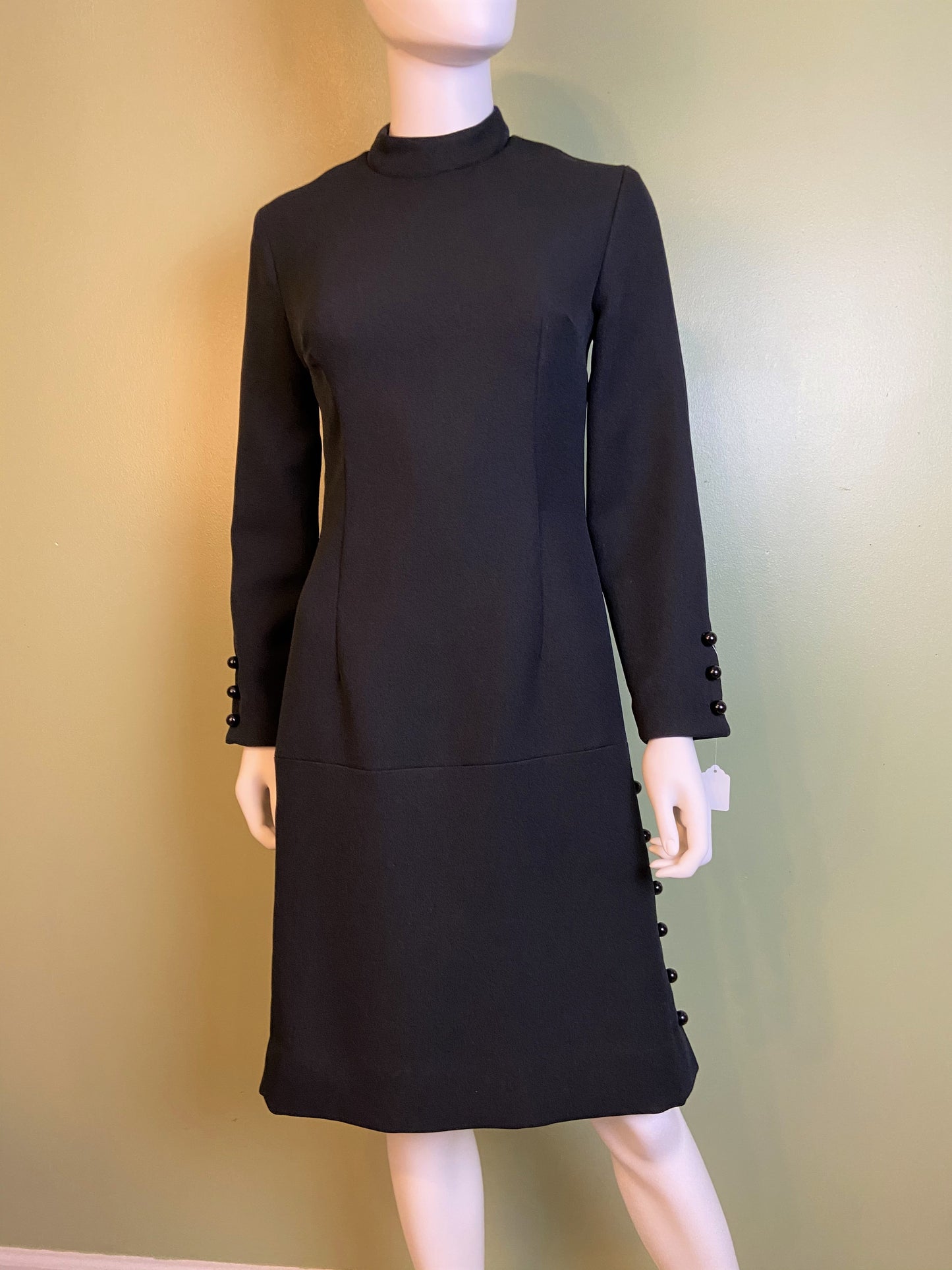 Vintage Neiman Marcus Black Mod Dress SUGA LANE