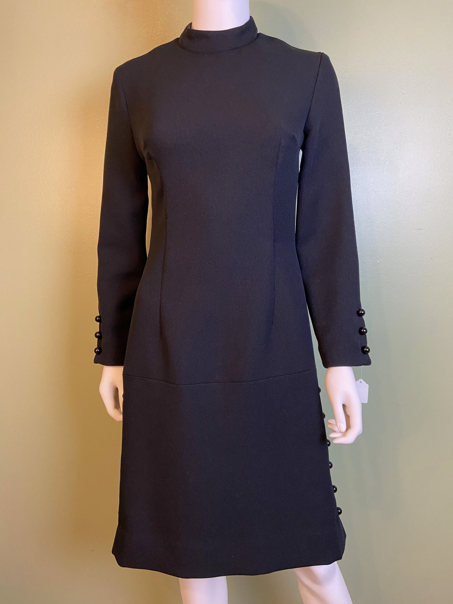 Vintage Neiman Marcus Black Mod Dress SUGA LANE