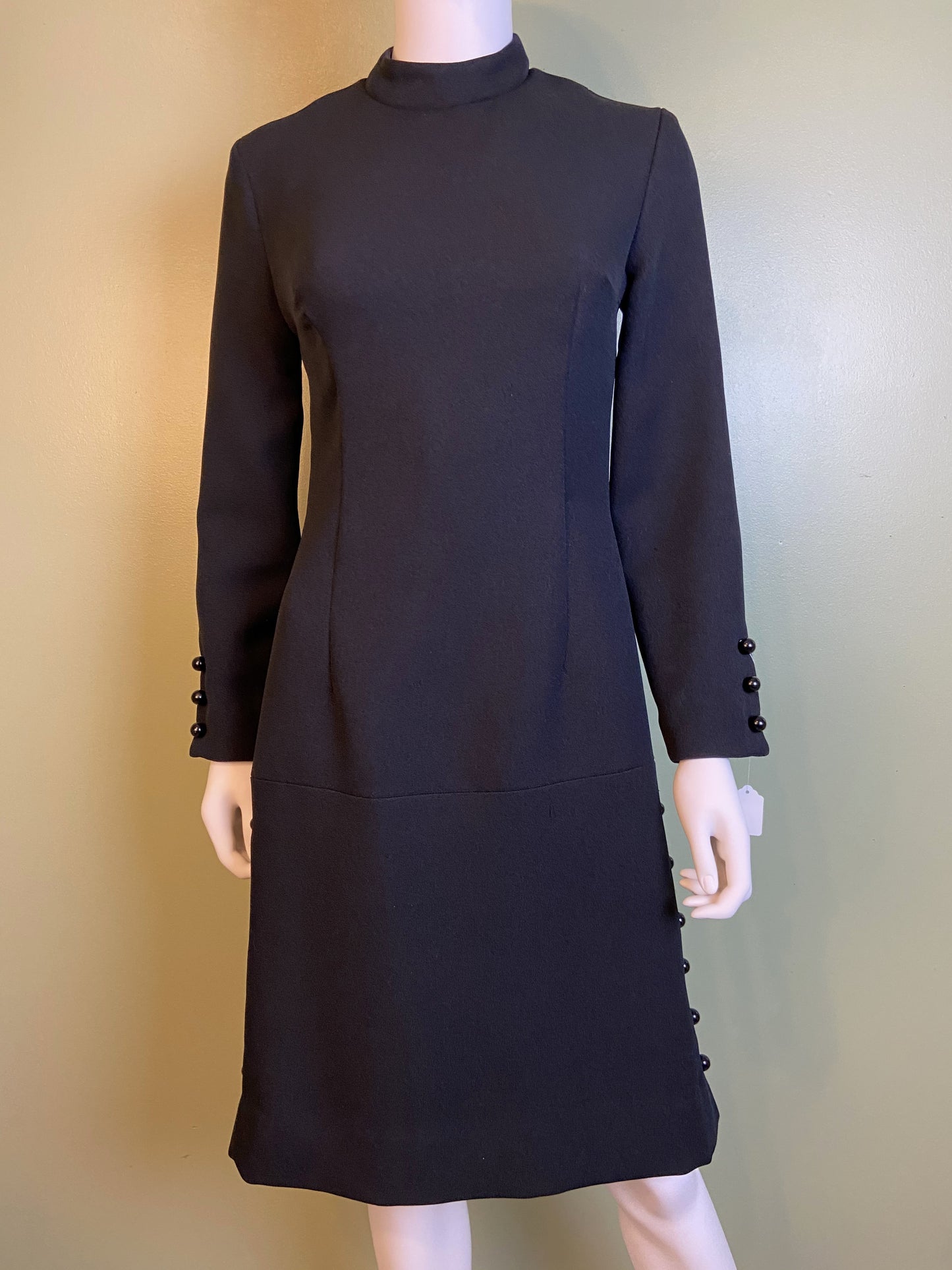 Vintage Neiman Marcus Black Mod Dress SUGA LANE