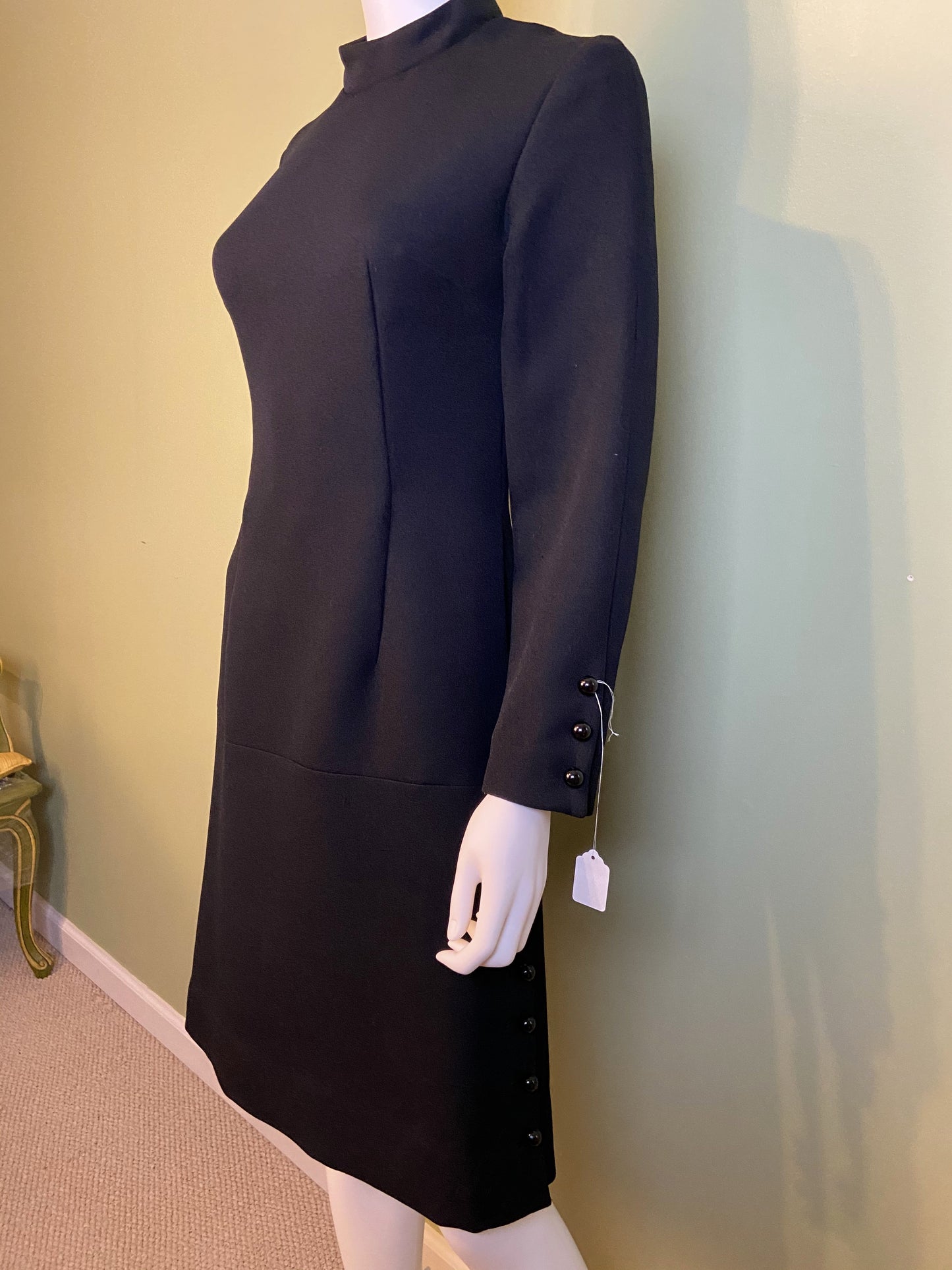 Vintage Neiman Marcus Black Mod Dress SUGA LANE