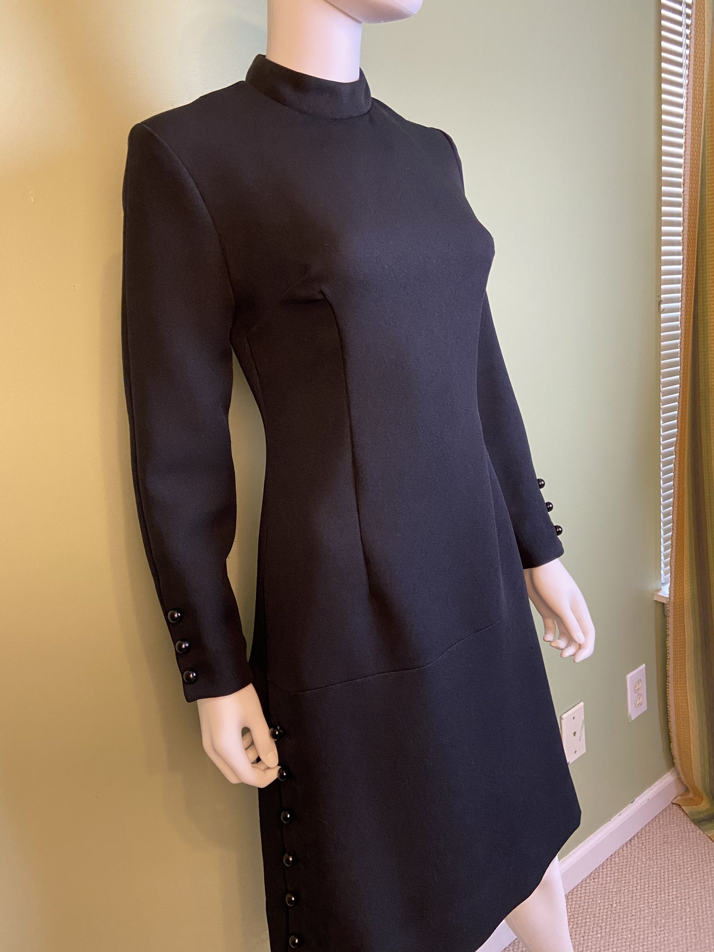 Vintage Neiman Marcus Black Mod Dress SUGA LANE