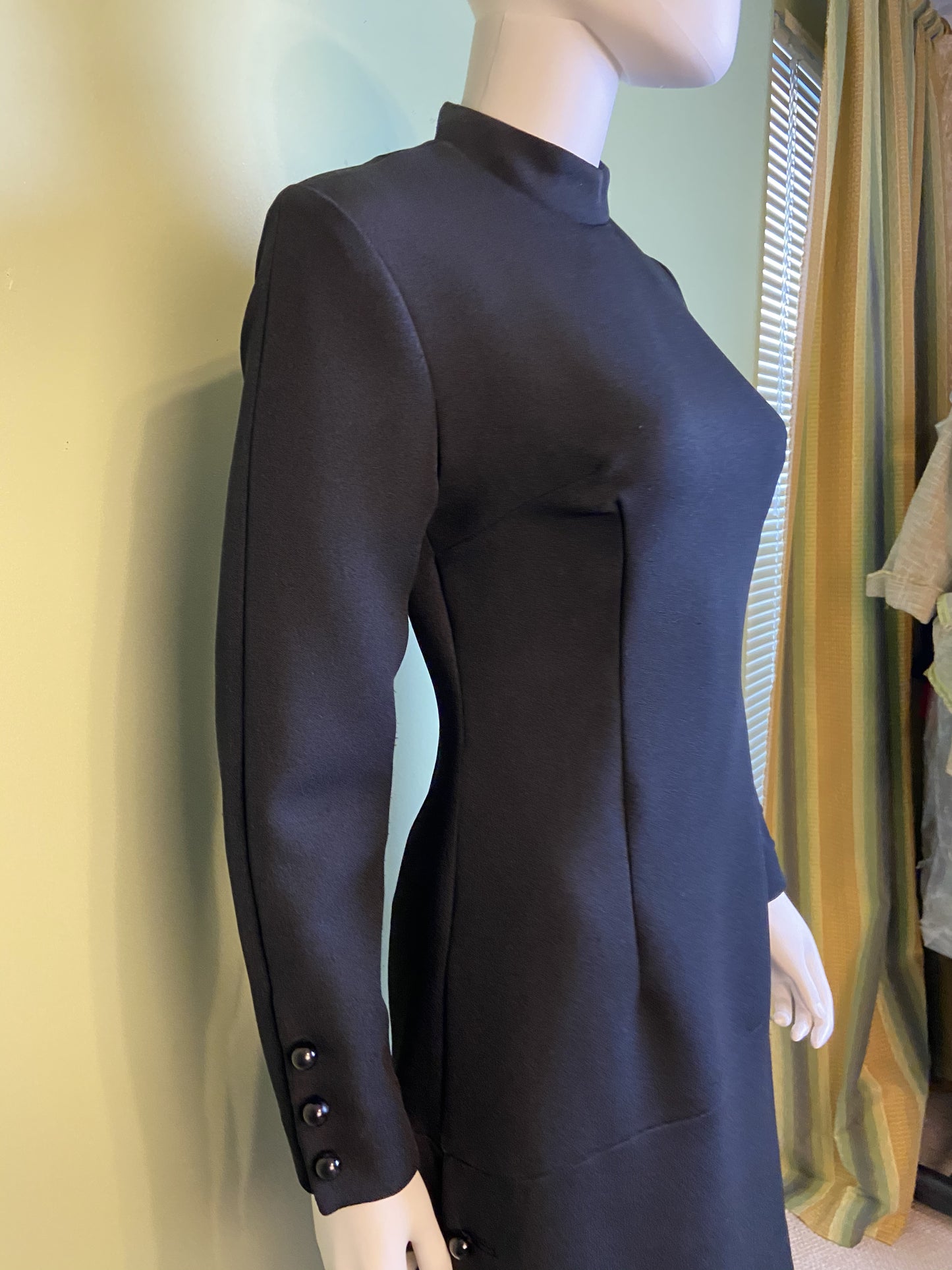 Vintage Neiman Marcus Black Mod Dress SUGA LANE