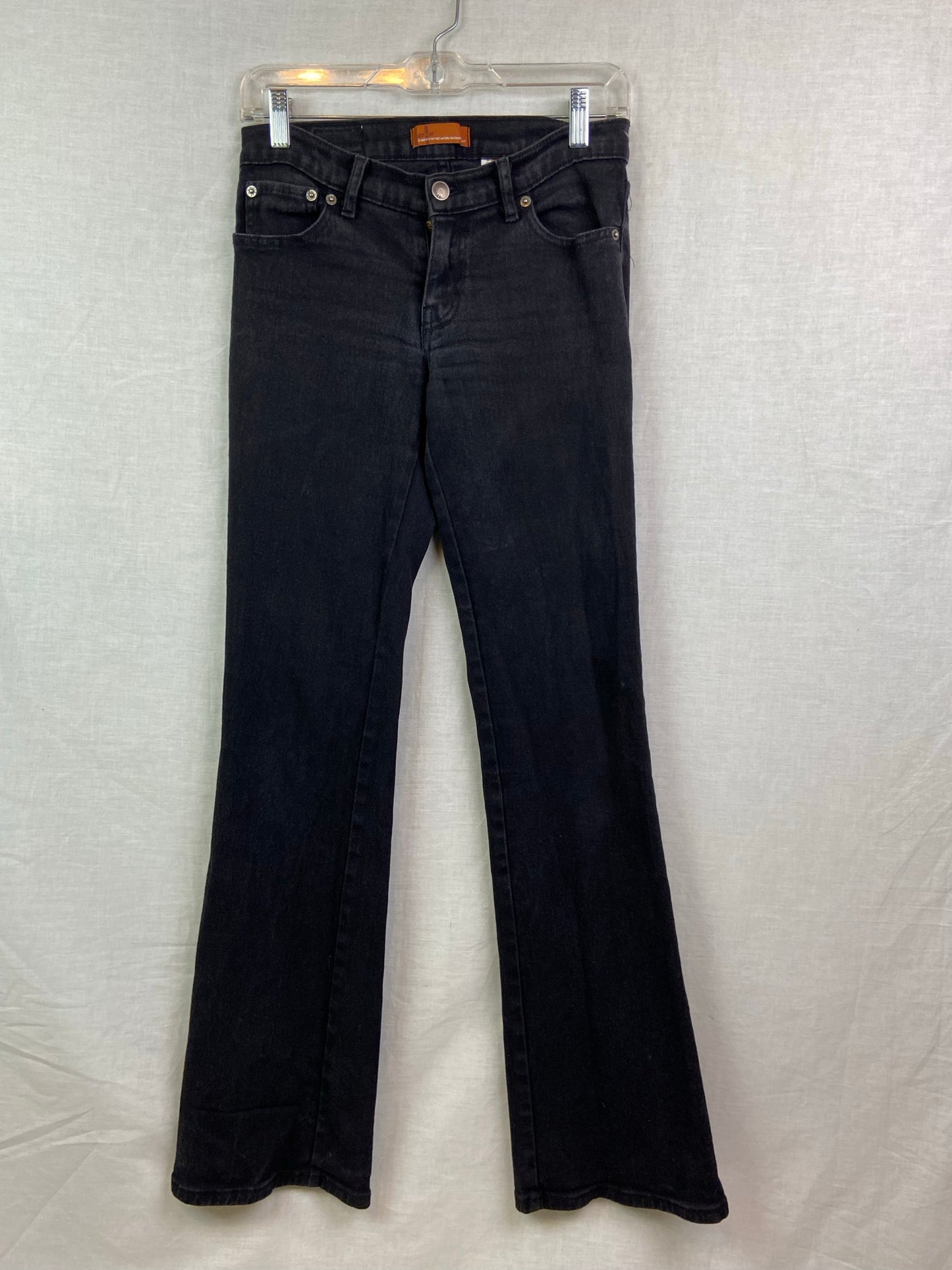 Vtg Hammer Black Gold Rhinestone Denim Jeans