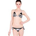 Suga Lane Limited Edition Dirty Lil Secrets Logo Gray Black Checked Bikini ABBY ESSIE