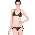 Suga Lane Limited Edition Golden Forest Gold Yellow Black Bikini Swimsuit ABBY ESSIE