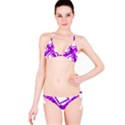 Suga Lane Limited Edition Purple & White Logo Bikini Swimsuit ABBY ESSIE