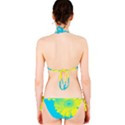 Suga Lane Retro Floral Delights Blue Yellow Bikini Swimsuit ABBY ESSIE