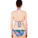Suga Lane Retro Floral Delights Blue Green Bikini Swimsuit ABBY ESSIE