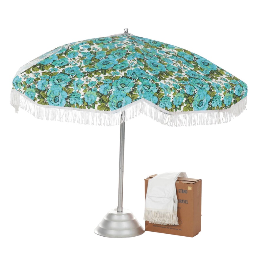 Mid century outdoor umbrella deals