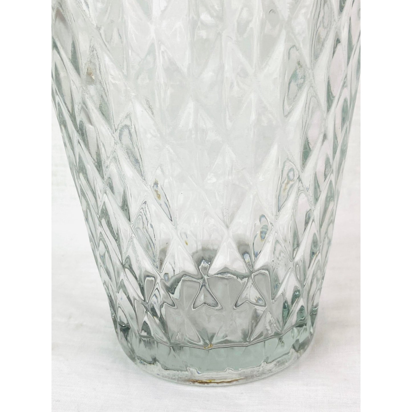 Art Deco Crystal Glass Vase