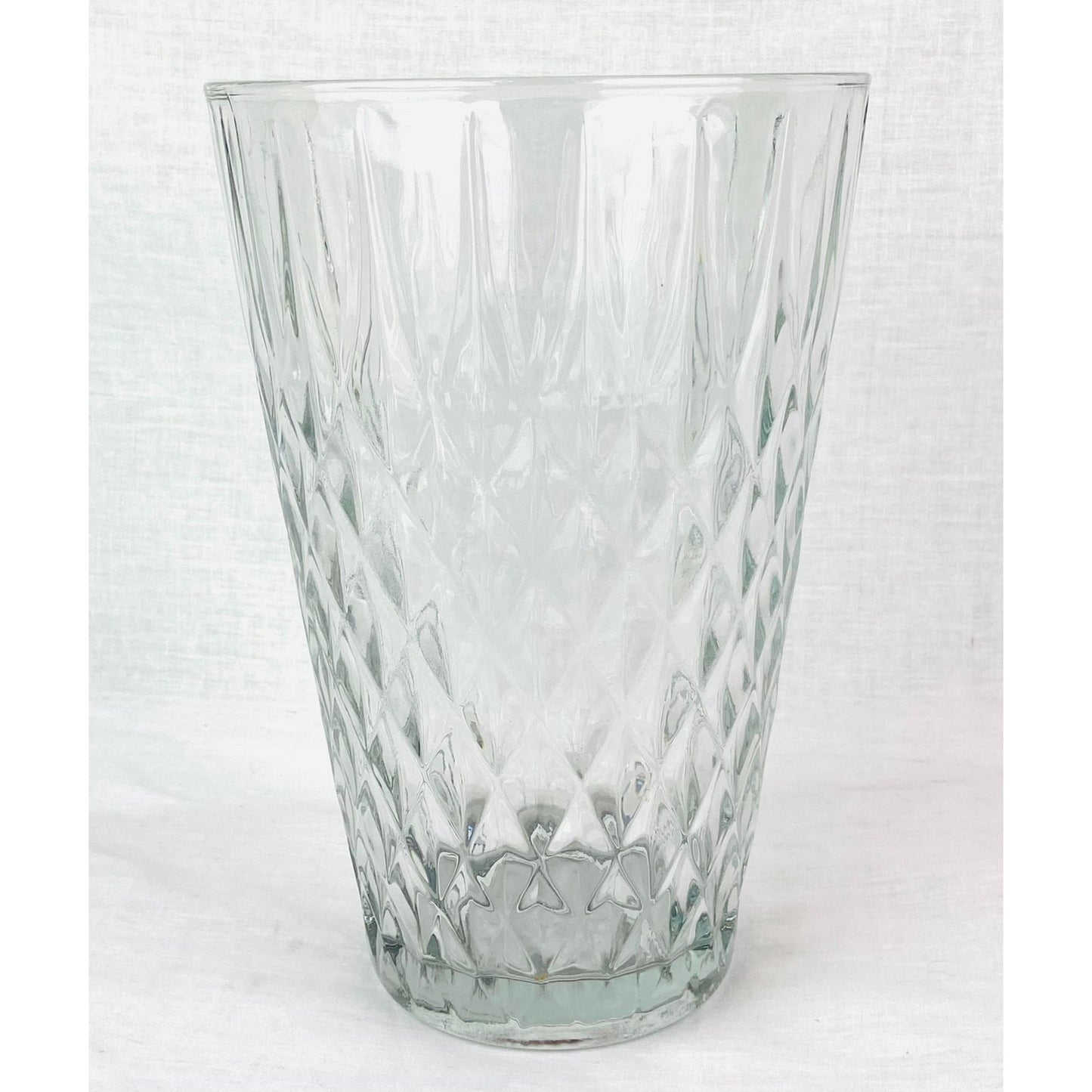Art Deco Crystal Glass Vase