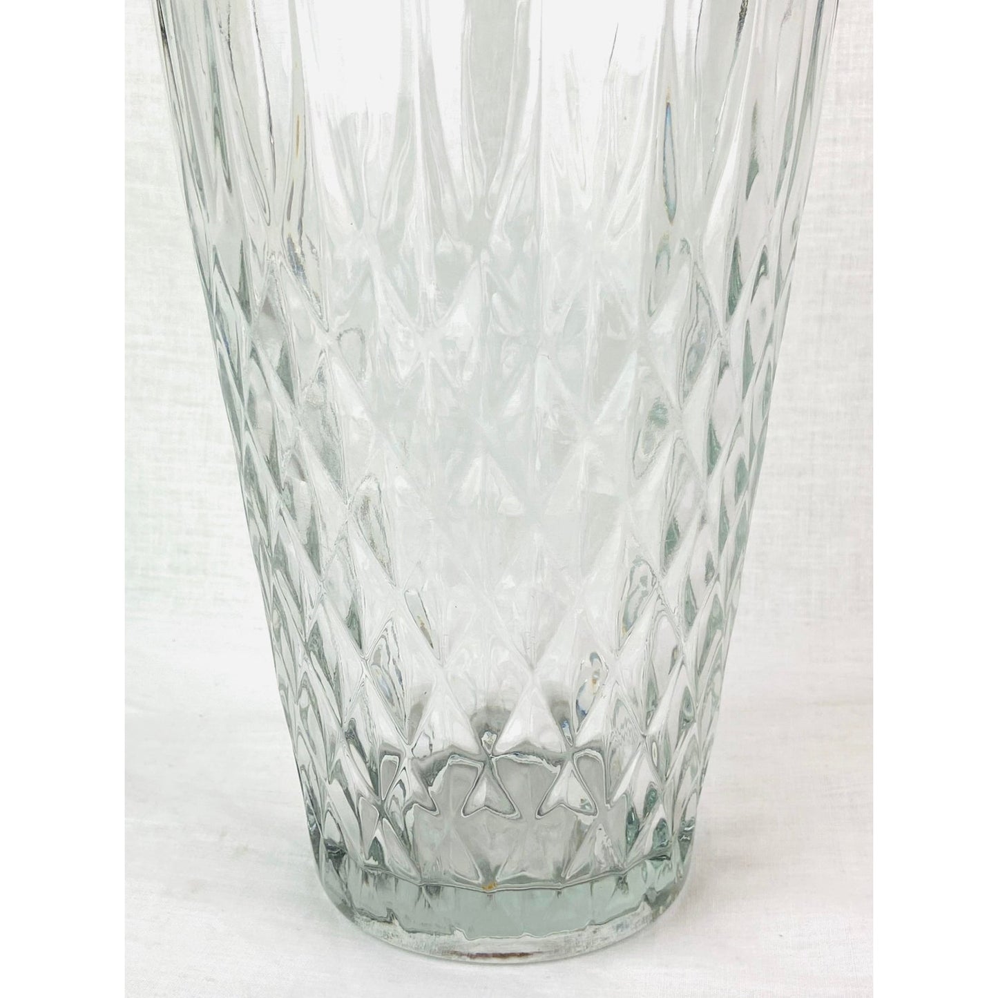 Art Deco Crystal Glass Vase