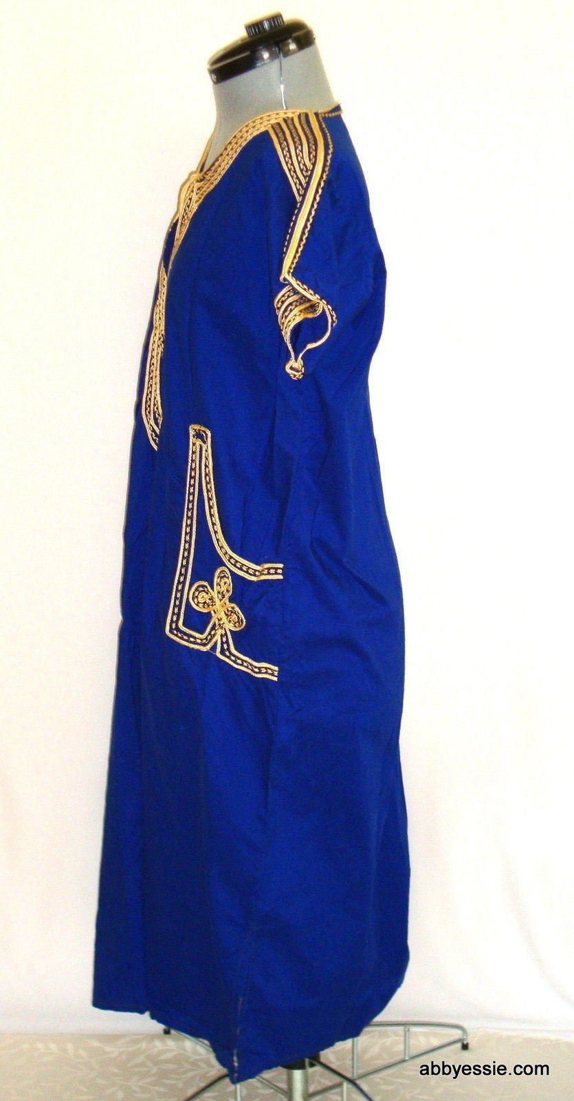 Exotic Cultural Festival Royal Blue Gold Dress