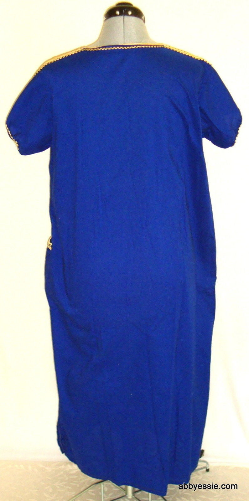 Exotic Cultural Festival Royal Blue Gold Dress