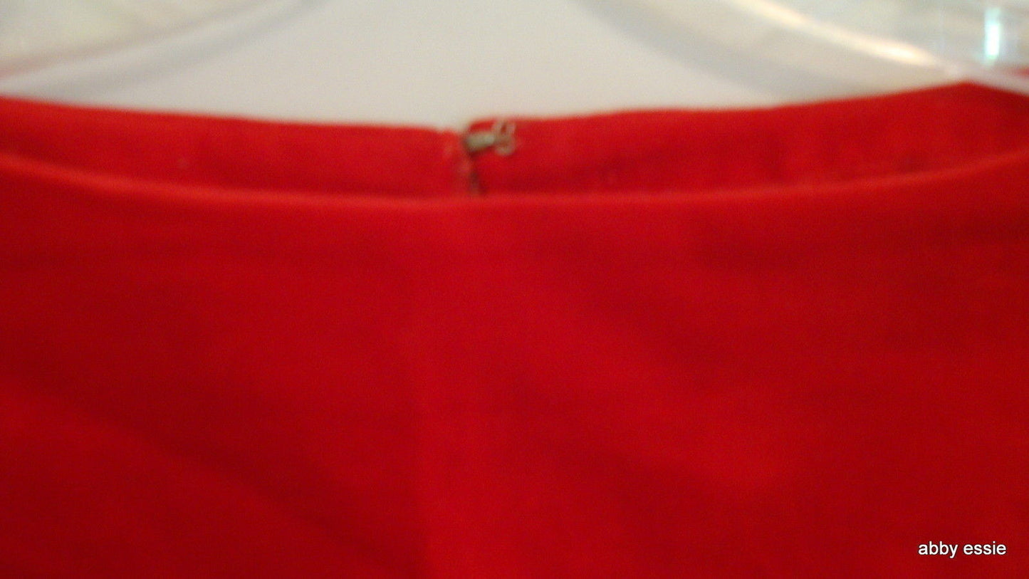 Vtg Custom Couture Red Velvet Formal Game Of Thrones Goth Gown Dress