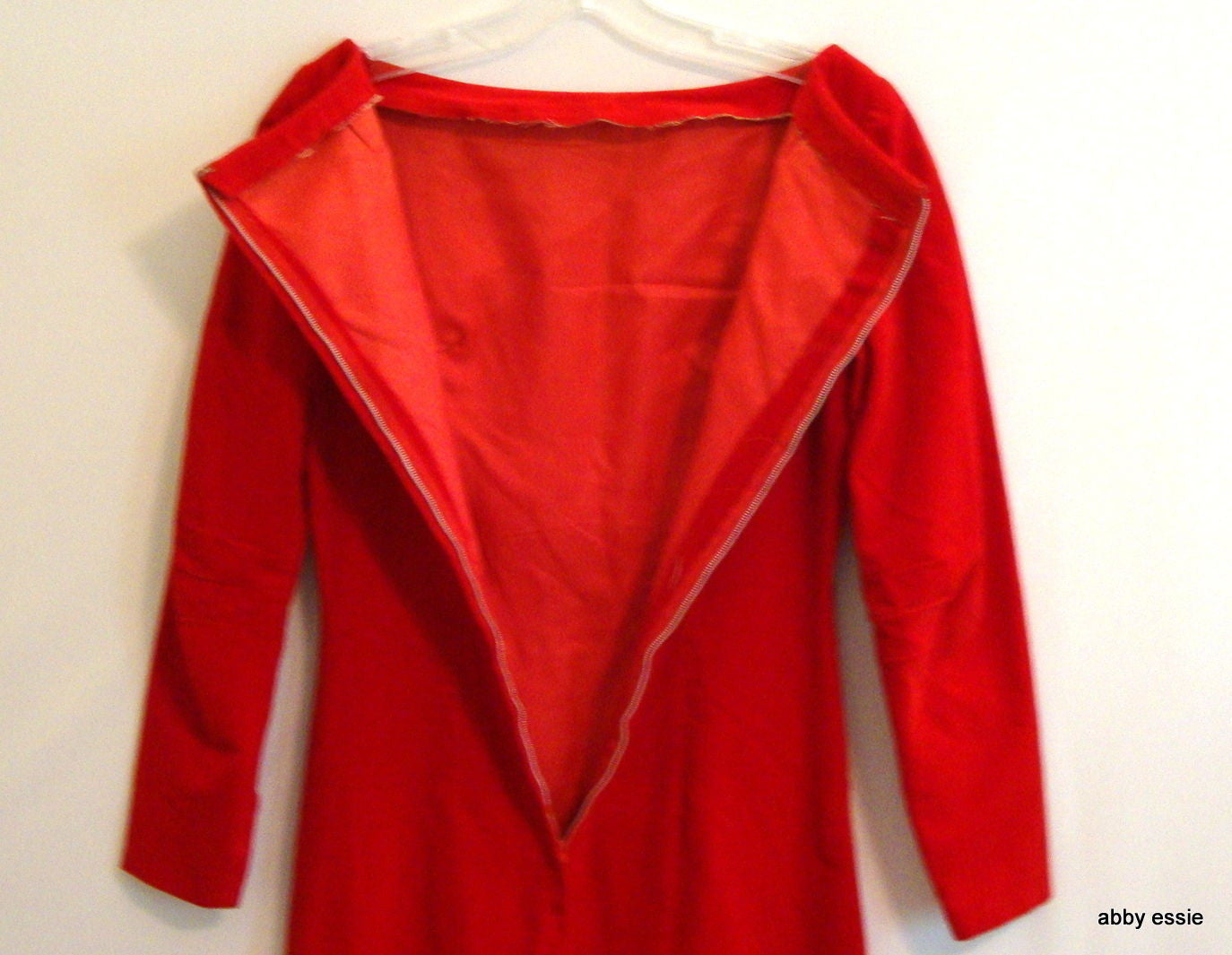 Vtg Custom Couture Red Velvet Formal Game Of Thrones Goth Gown Dress