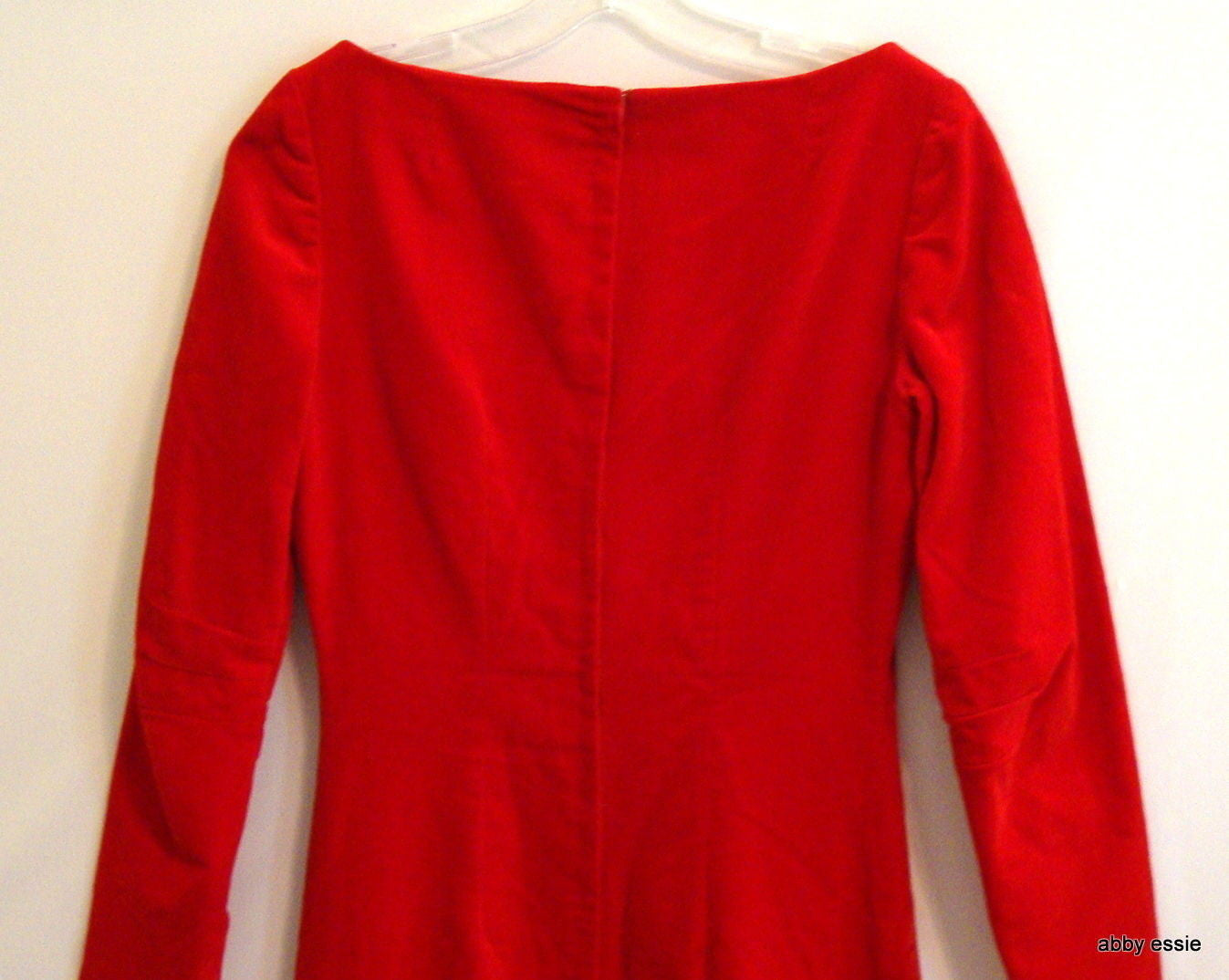 Vtg Custom Couture Red Velvet Formal Game Of Thrones Goth Gown Dress
