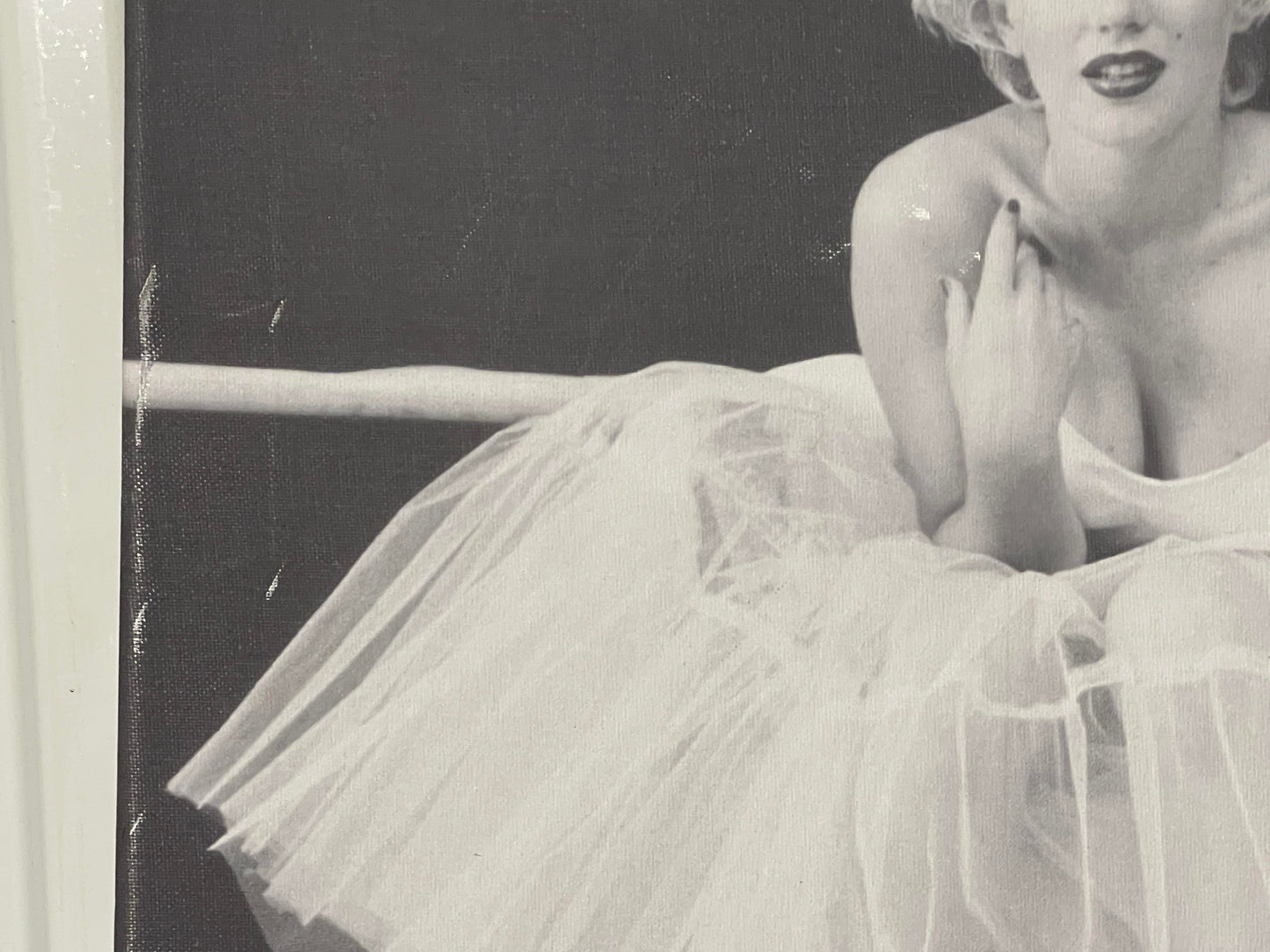 Marilyn Monroe White Dress Giclee Canvas Print