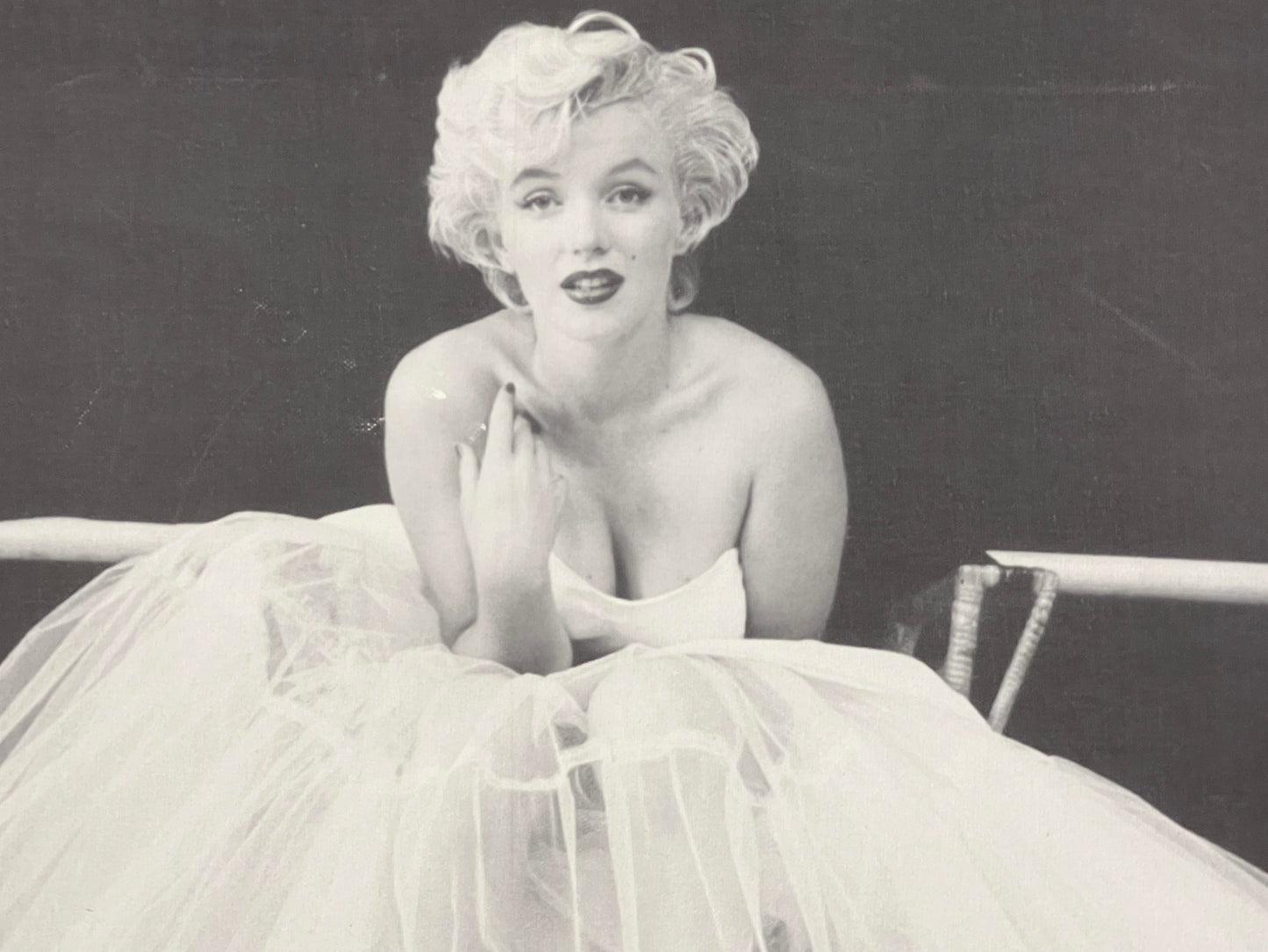 Marilyn Monroe White Dress Giclee Canvas Print