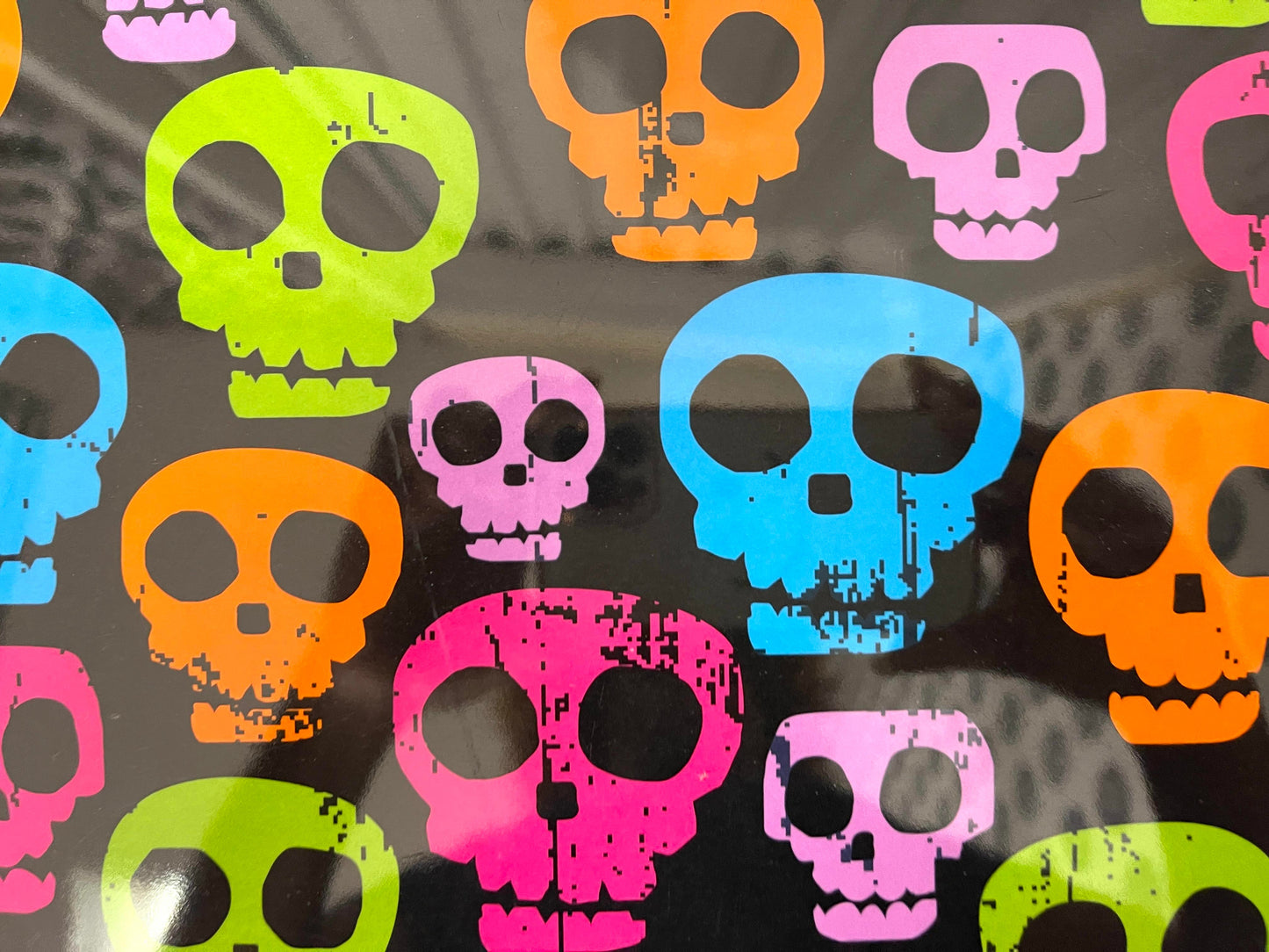Modern Neon Skeleton Party Platter