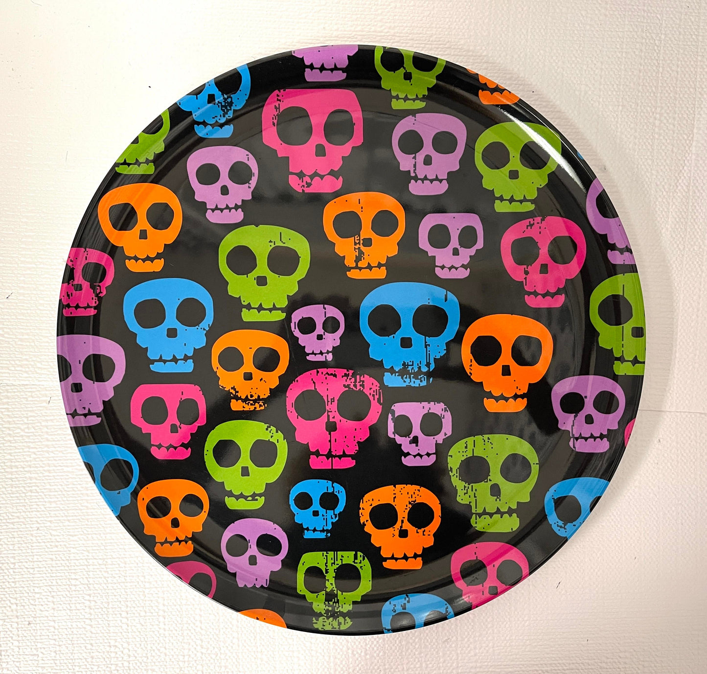 Modern Neon Skeleton Party Platter