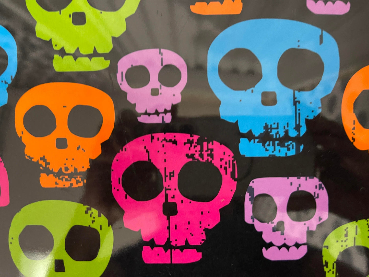 Modern Neon Skeleton Party Platter