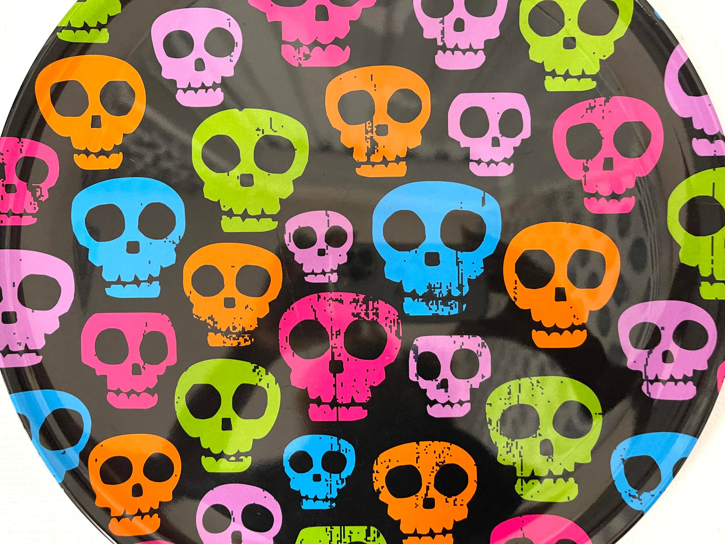 Modern Neon Skeleton Party Platter